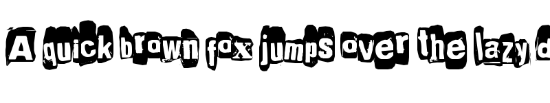 Preview of Punk'snotdead Regular font