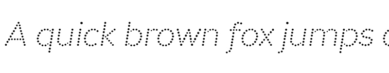 Preview of Punto Italic font