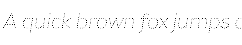 Preview of Punto Light-Italic font