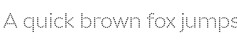 Preview of Punto Regular font