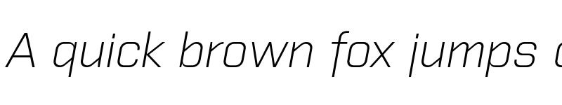 Preview of Purista Light Italic font