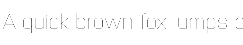 Preview of Purista Thin font