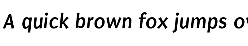 Preview of Puritan BoldItalic font