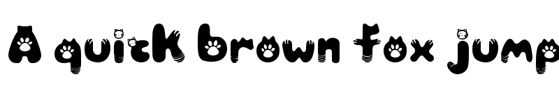 Preview of Purrfect Regular font