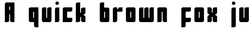 Preview of Push2Black Regular font