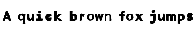 Preview of PVCL Bold Regular font