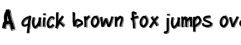 Preview of PWBigblocks Medium font