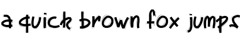 Preview of PWFatscratch Medium font