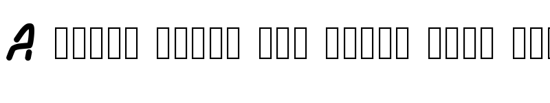 Preview of PWOdissey Medium font