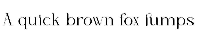 Preview of QAIRO Regular font