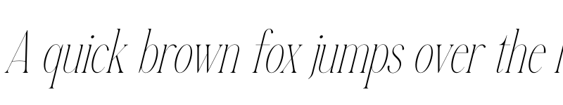 Preview of Qalderon Italic font