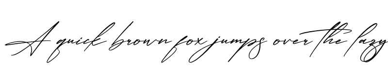 Preview of Qalisha Signature Script Regular font