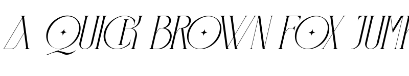 Preview of Qalisso Italic font