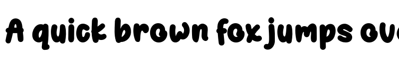 Preview of Qandas Personal use Bold font