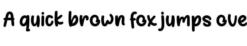 Preview of Qandas Personal use Regular font