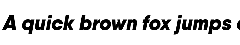 Preview of Qanelas Black Italic font