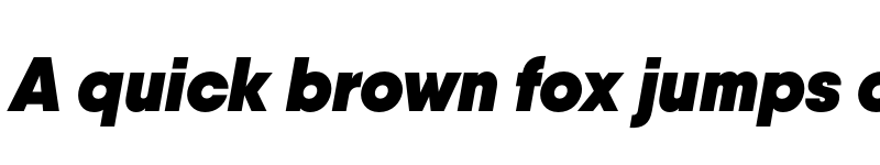 Preview of Qanelas Heavy Italic font