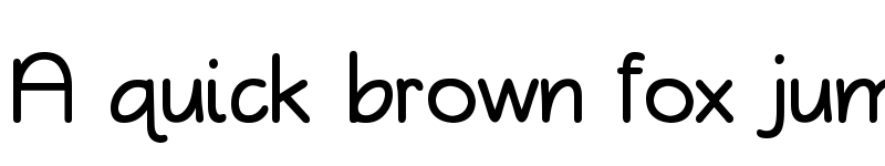 Preview of Qarmic sans Regular font