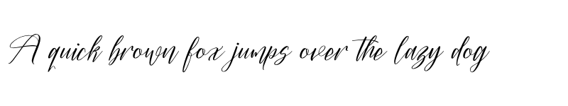 Preview of Qategina Amistark Regular font