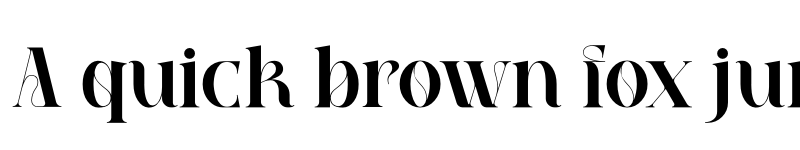 Preview of QEBIL Regular font