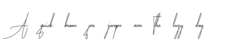 Preview of Qentoraga Monoline Regular font