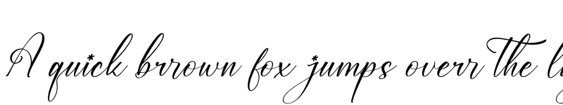 Preview of Qerginas Frenchstyle Script Italic font