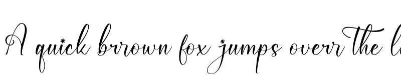Preview of Qerginas Frenchstyle Script Regular font