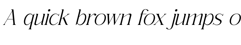 Preview of Qerginas Frenchstyle Serif Italic font