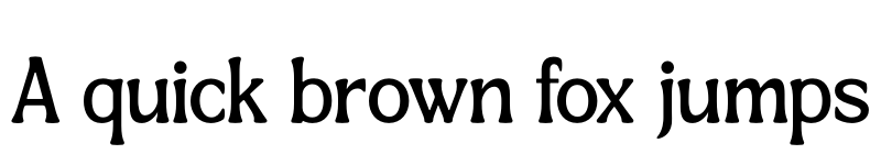 Preview of Qetalon Regular font