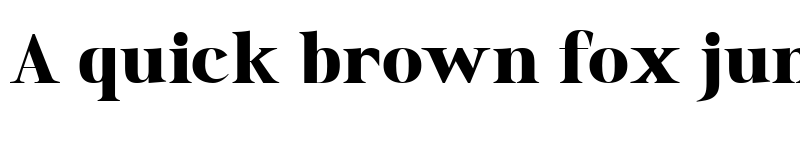 Preview of Qia Display Black font