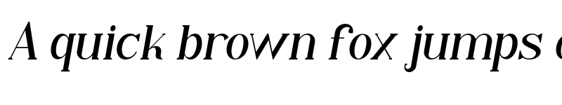 Preview of Qiba Serif Italic FREE Italic font