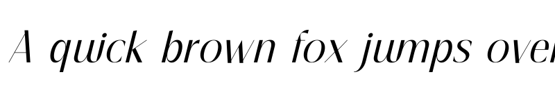 Preview of Qiblah Italic font