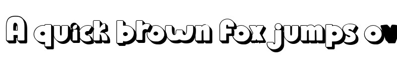 Preview of Qinzy Extruded - Personal Use Regular font