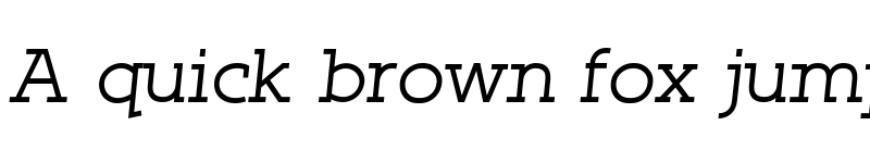 Preview of Qlarendon Italic font