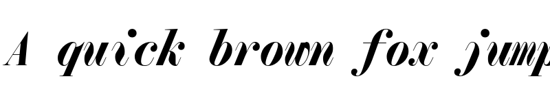 Preview of Qommodore Bold Italic font