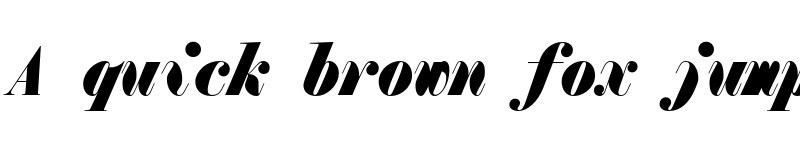 Preview of Qommodore ExtraBold Italic font
