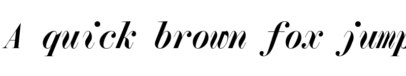 Preview of Qommodore Medium Italic font