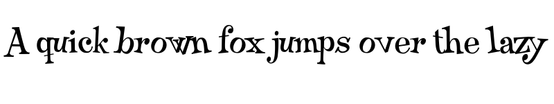Preview of Qraxy Regular font