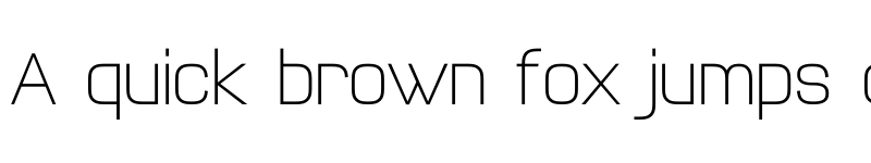 Preview of QType Comp ExtraLight font