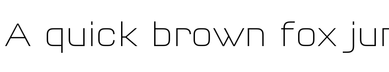 Preview of QType Cond ExtraLight font