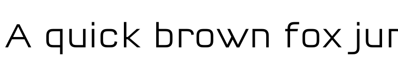 Preview of QType Cond Light font