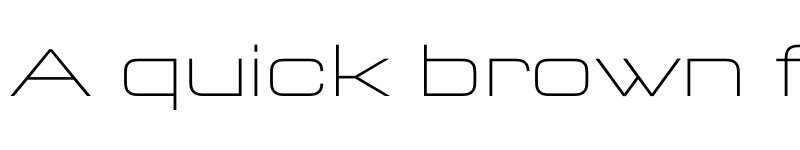 Preview of QType Extd ExtraLight font