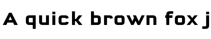 Preview of QType Square Bold font