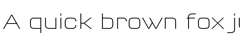 Preview of QType Square ExtraLight font