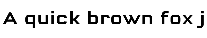 Preview of QType Square Medium font