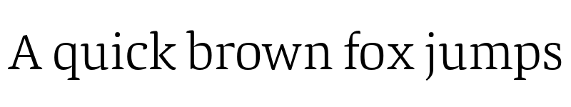 Preview of Quador Light font