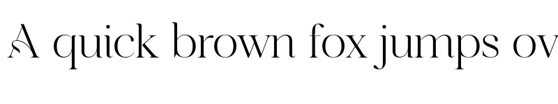 Preview of Quagera Regular font