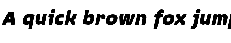 Preview of Quagmire Black Italic font