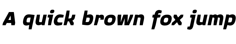 Preview of Quagmire Bold Italic font