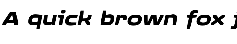 Preview of QuagmireExtended Bold Italic font